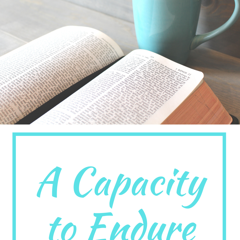 A Capacity to Endure