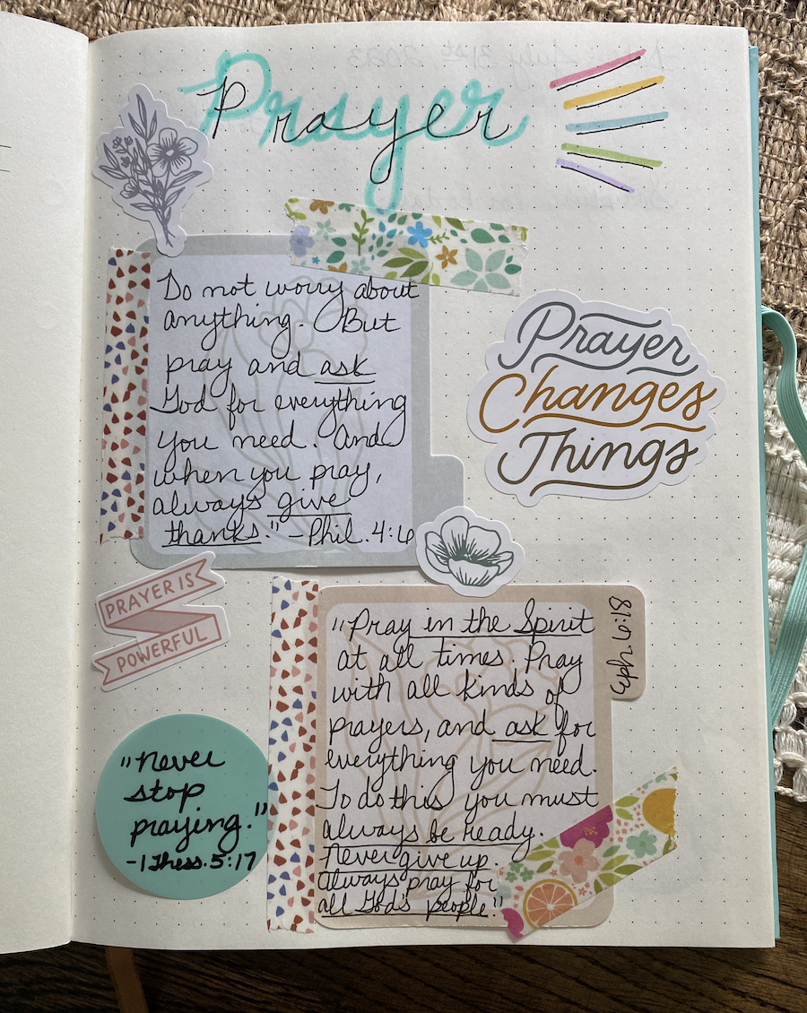 Prayer Journal Prayer Journal